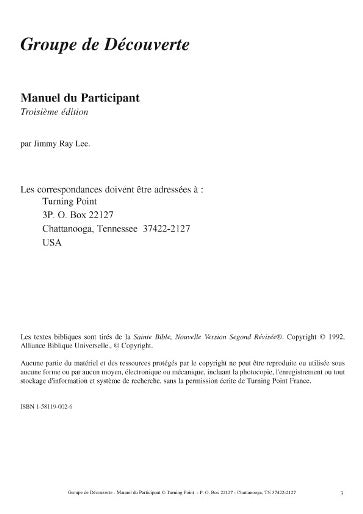 French Insight Group Member's Guide Download