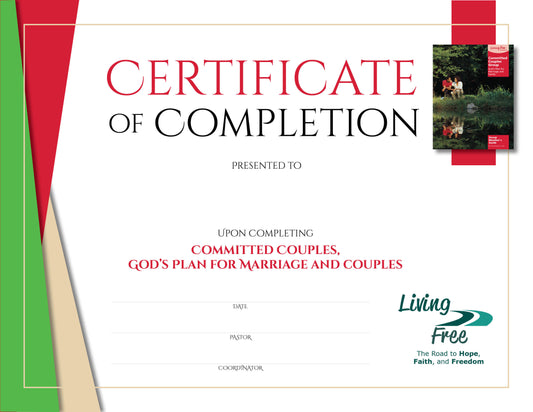 Committed Couples Digital Certificate