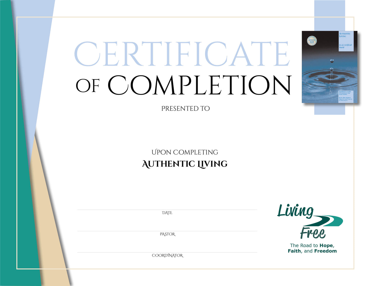 Authentic Living Digital Certificate