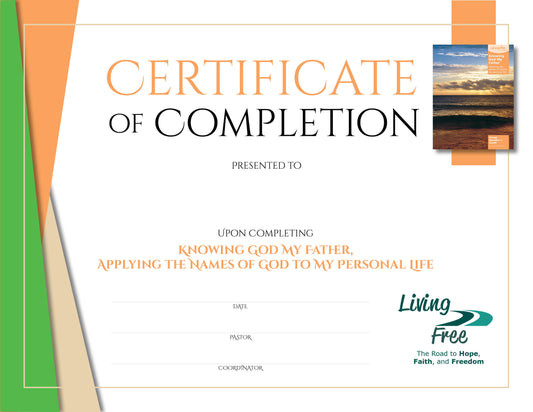 Knowing God Digital Certificate