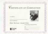 One Nation under God Certificate of Completion