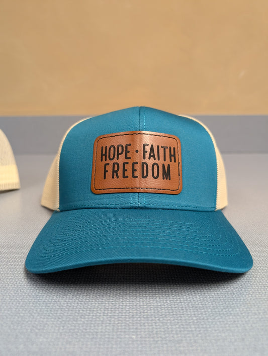 Custom Hope Faith Freedom Hat