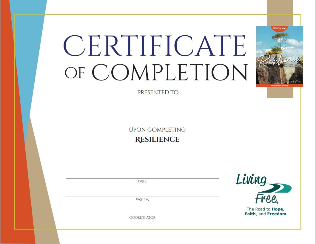 Resilience Certificate of Completion