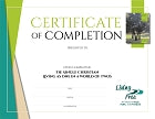 The Single Christian Certificate of Completion