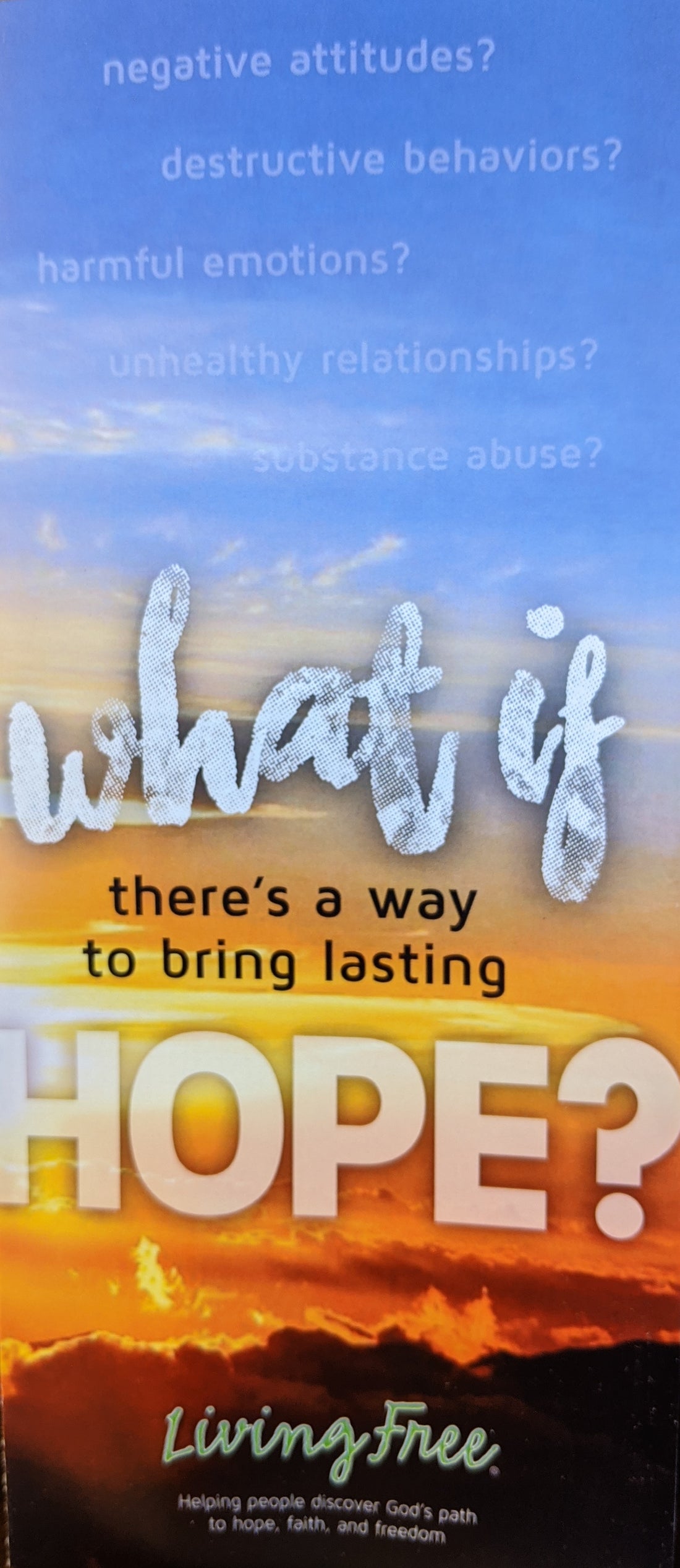What If Brochure Living Free What if brochure living free