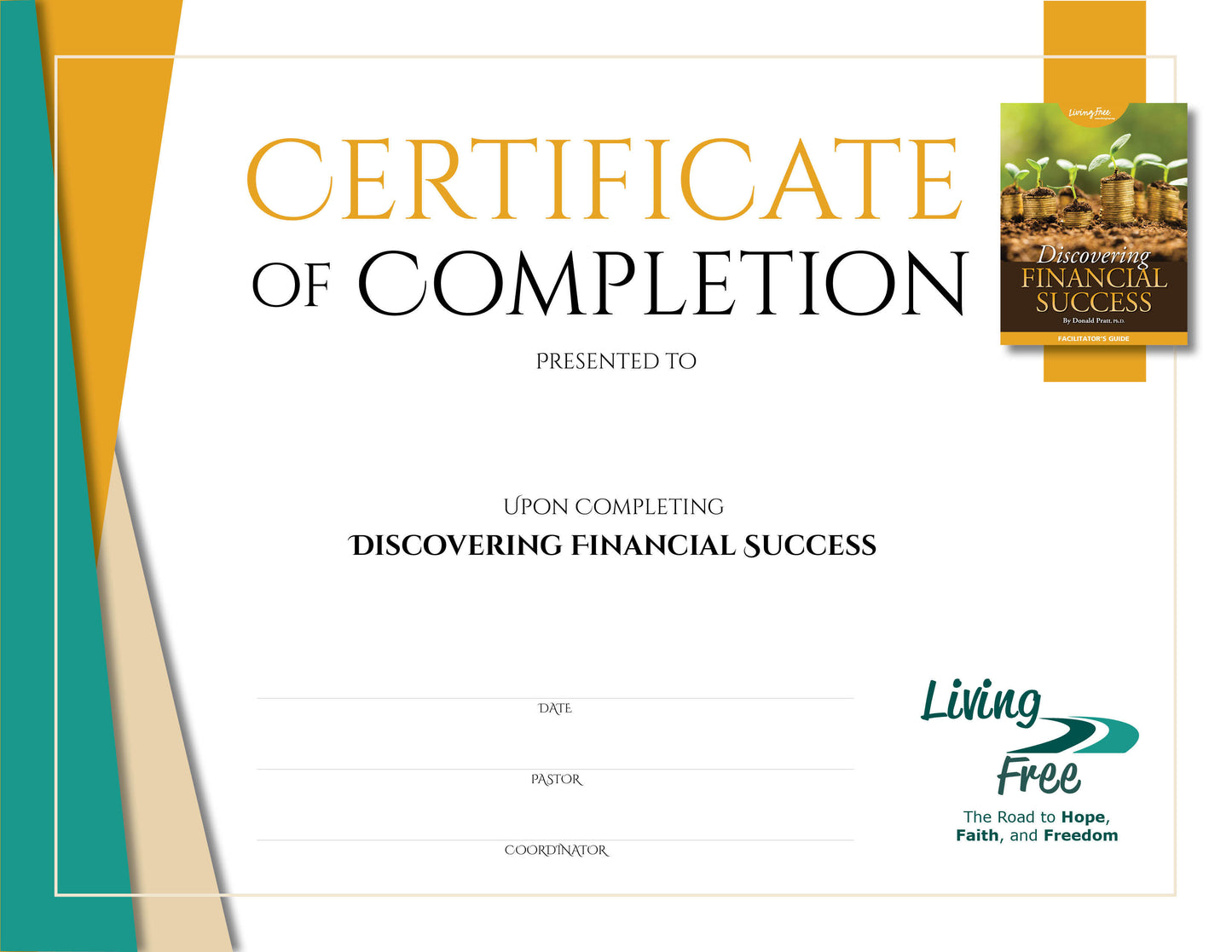 Discovering Financial Success Certificate